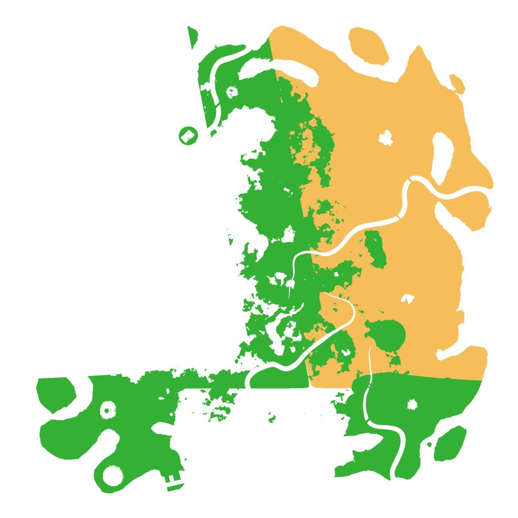 Biome Rust Map: Procedural Map, Size: 4500, Seed: 28194