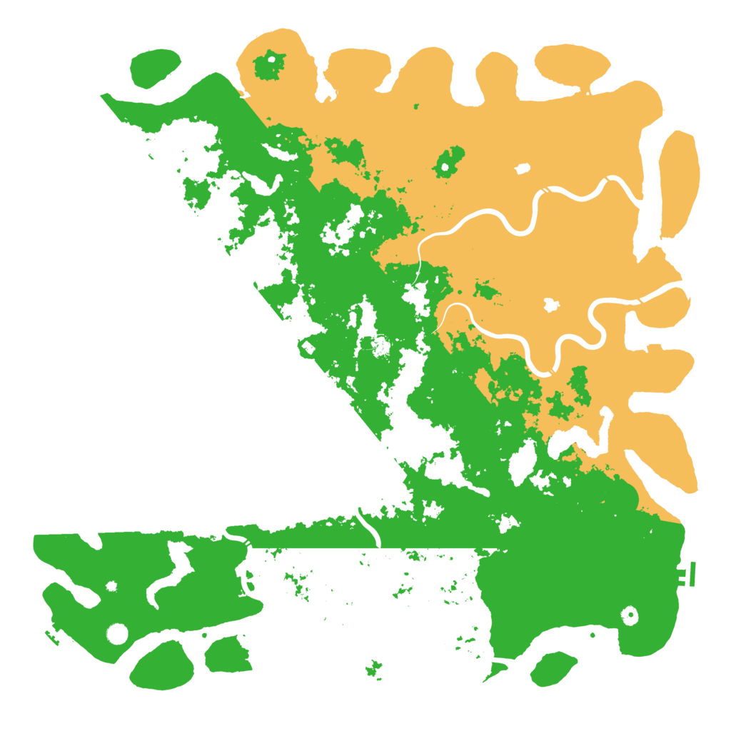 Biome Rust Map: Procedural Map, Size: 6000, Seed: 1039757836