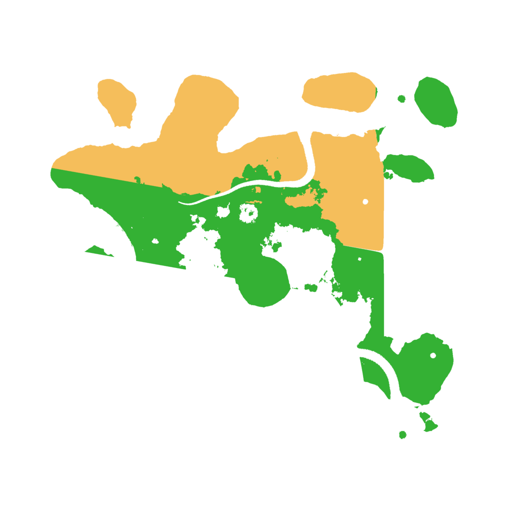 Biome Rust Map: Procedural Map, Size: 2700, Seed: 70214574