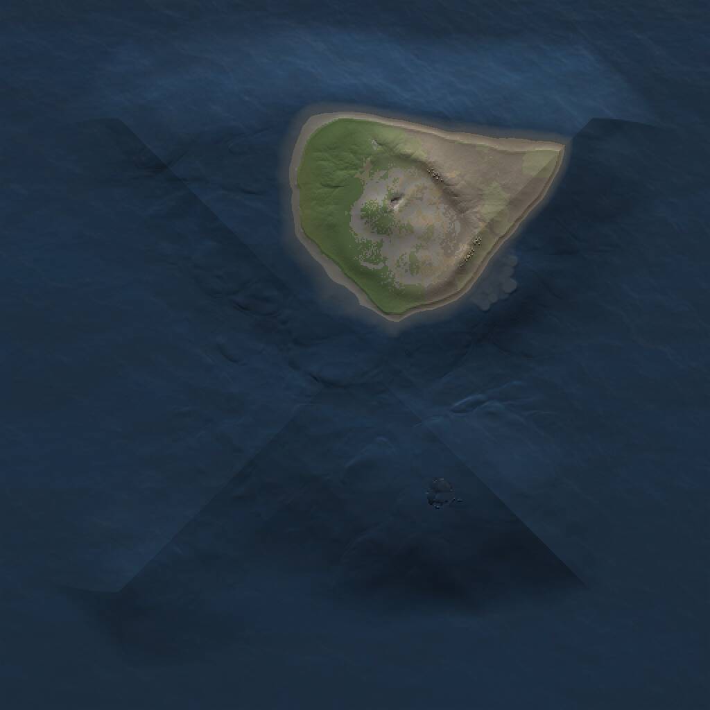 Rust Map: Procedural Map, Size: 1000, Seed: 9984652, 1 Monuments