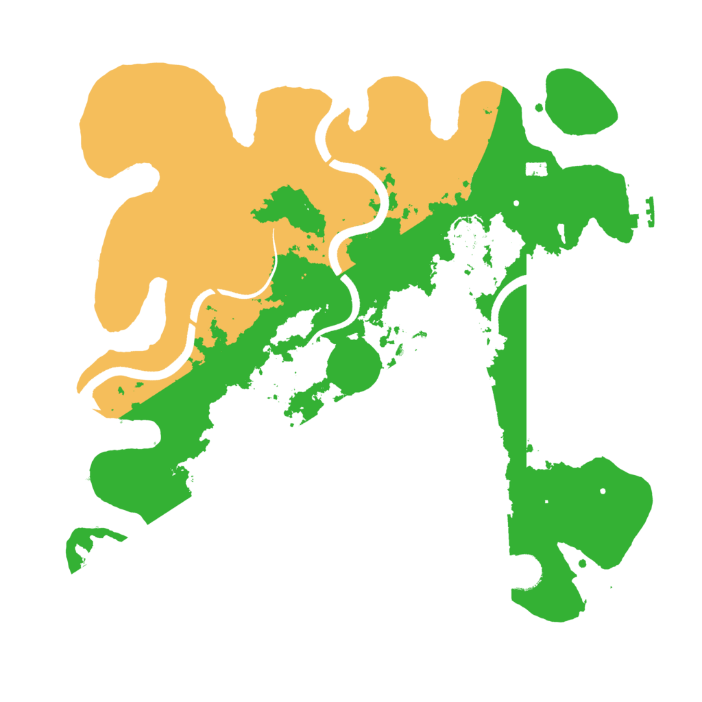 Biome Rust Map: Procedural Map, Size: 3500, Seed: 331262818