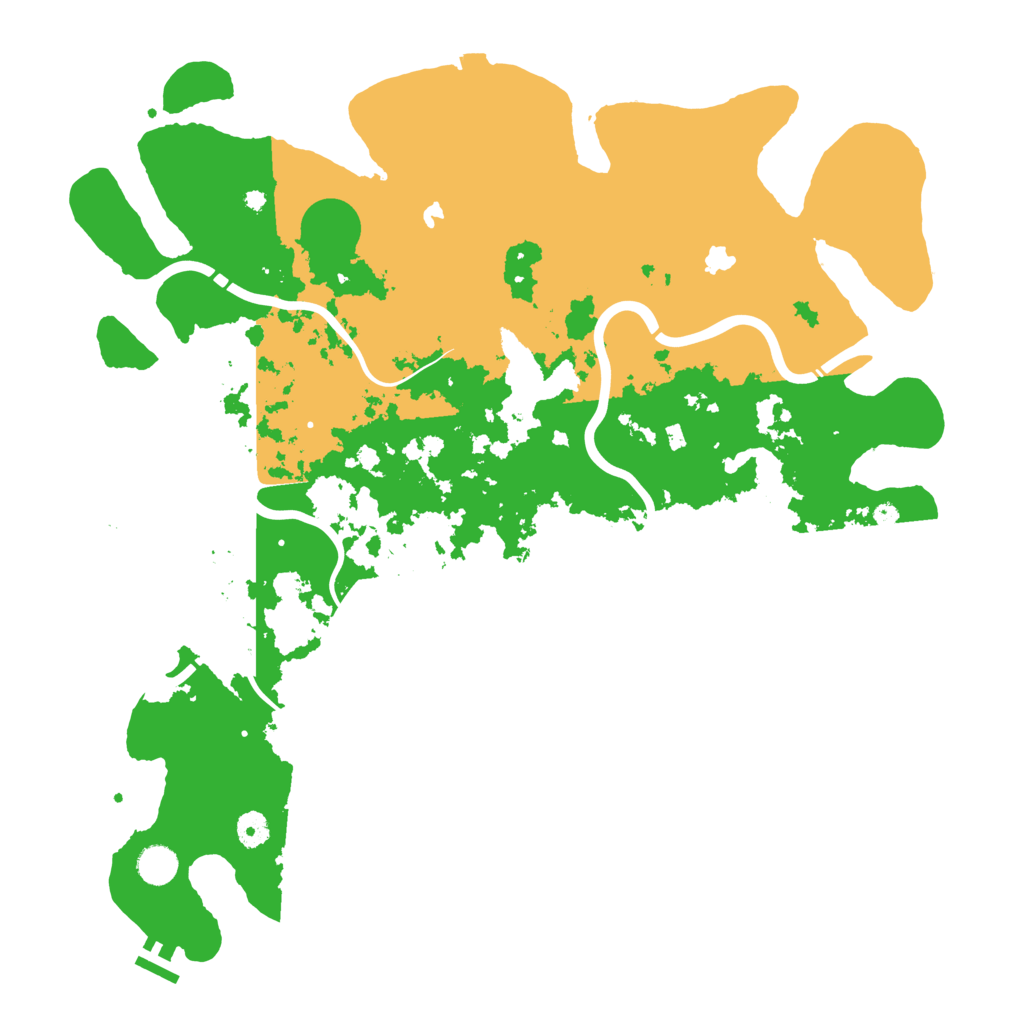 Biome Rust Map: Procedural Map, Size: 4500, Seed: 1719734405