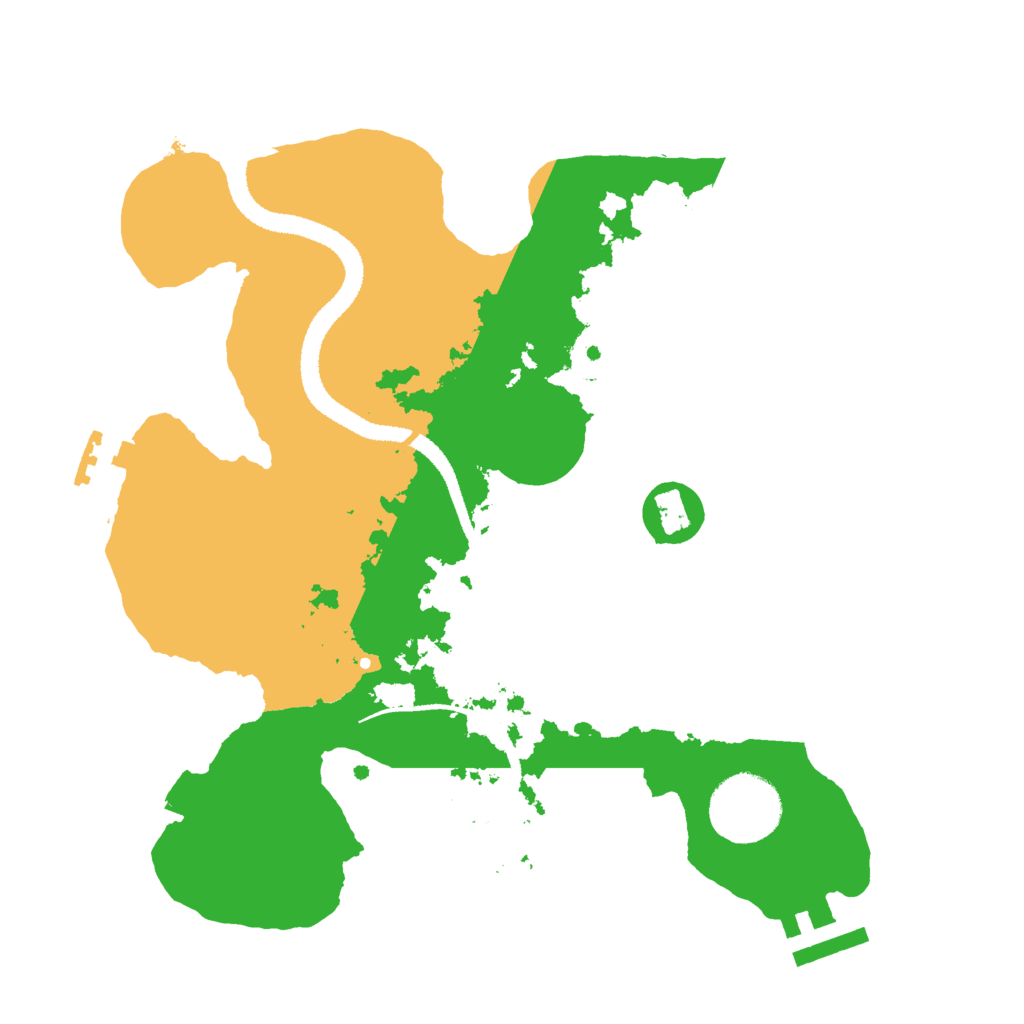 Biome Rust Map: Procedural Map, Size: 2700, Seed: 1767873686