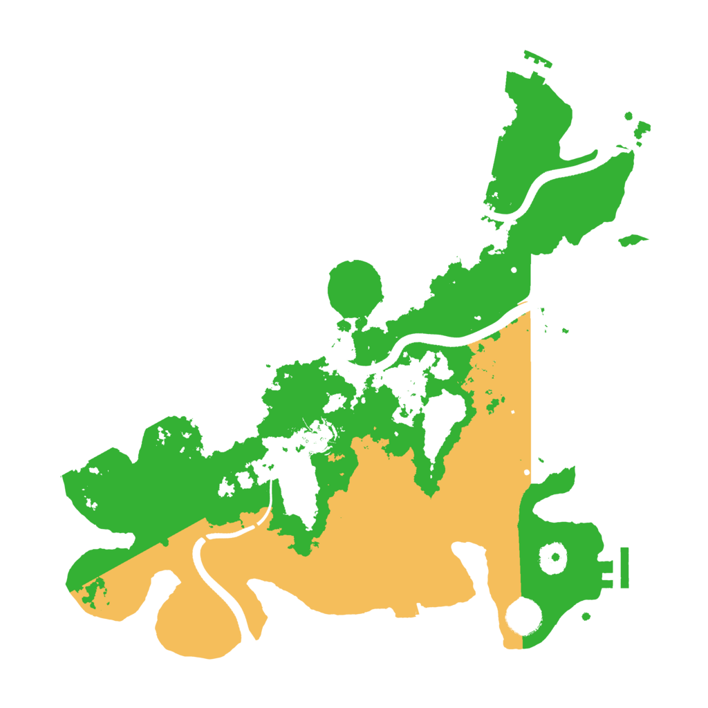Biome Rust Map: Procedural Map, Size: 3500, Seed: 1366751372