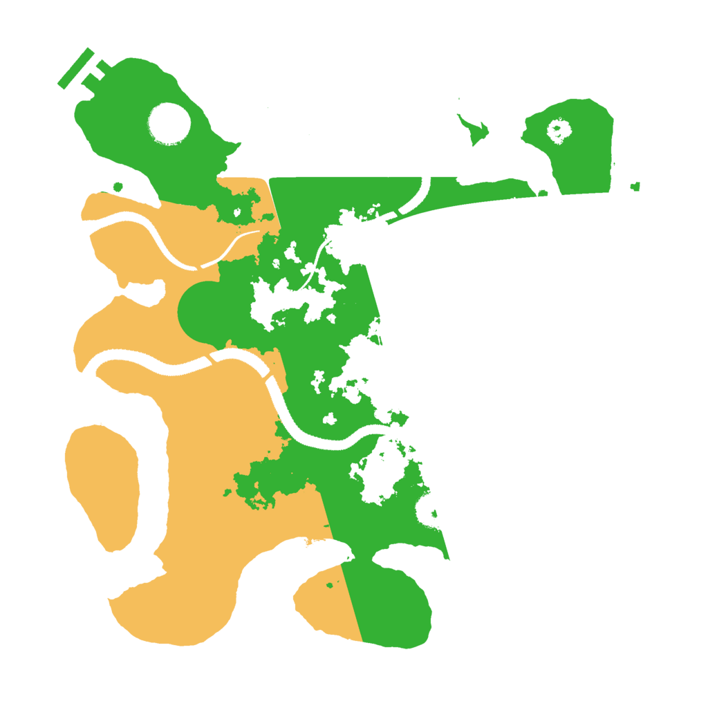 Biome Rust Map: Procedural Map, Size: 3000, Seed: 928049056