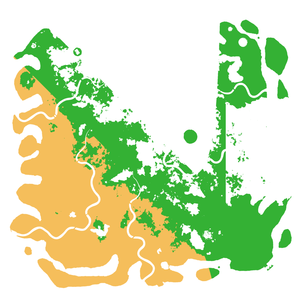 Biome Rust Map: Procedural Map, Size: 6000, Seed: 81295