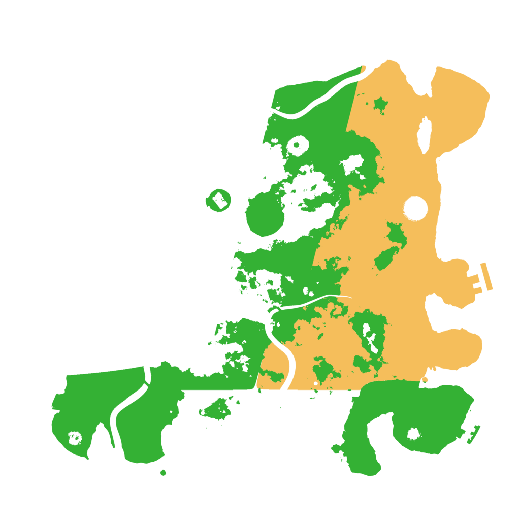 Biome Rust Map: Procedural Map, Size: 3750, Seed: 100082428