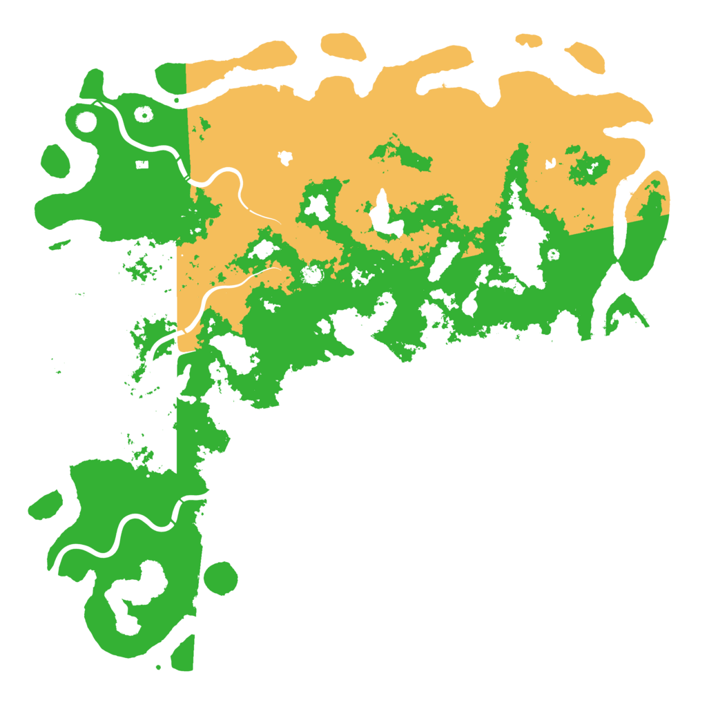 Biome Rust Map: Procedural Map, Size: 6000, Seed: 1899983844