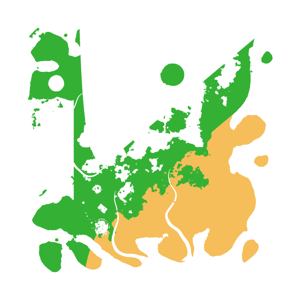 Biome Rust Map: Procedural Map, Size: 3500, Seed: 1536301670