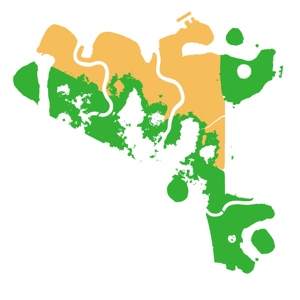 Biome Rust Map: Procedural Map, Size: 3750, Seed: 2015656062