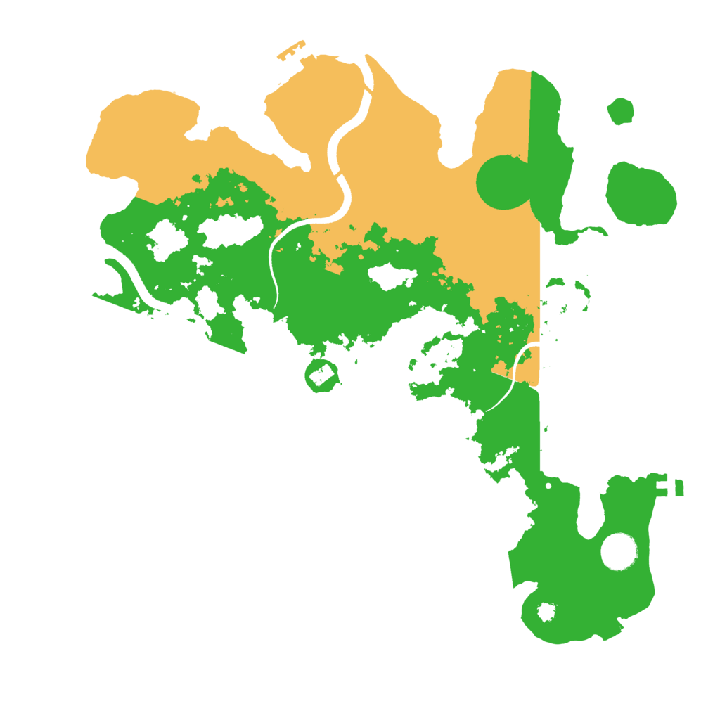 Biome Rust Map: Procedural Map, Size: 3500, Seed: 994888683