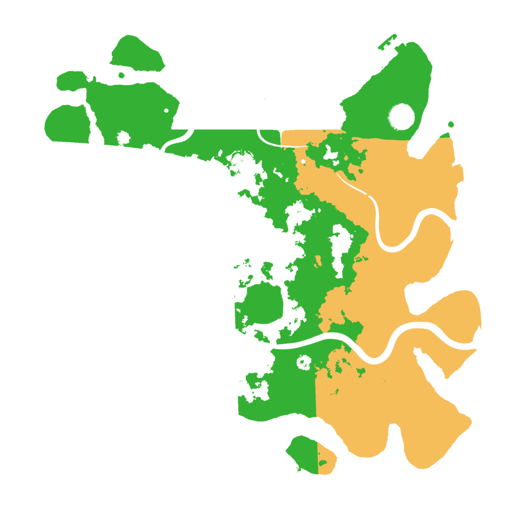 Biome Rust Map: Procedural Map, Size: 3500, Seed: 1502061008