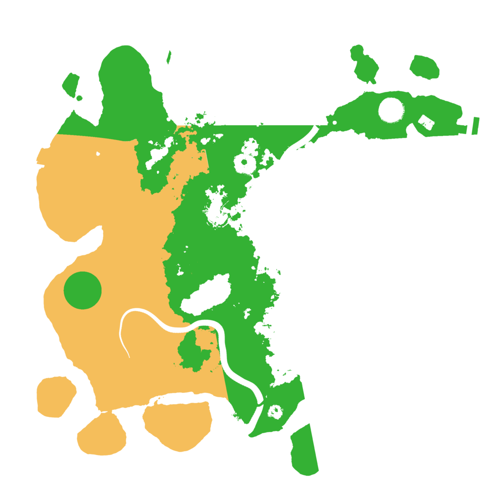 Biome Rust Map: Procedural Map, Size: 3500, Seed: 1994315073