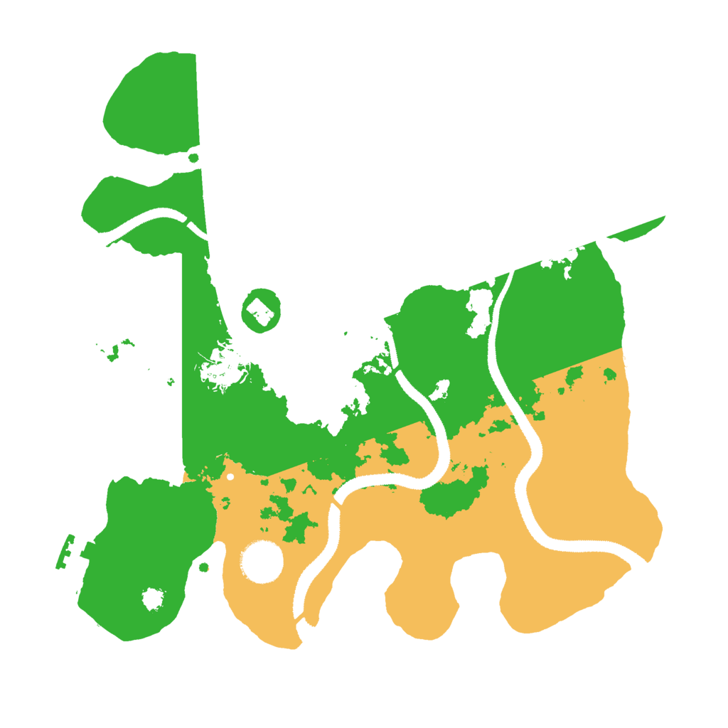 Biome Rust Map: Procedural Map, Size: 3000, Seed: 495202292