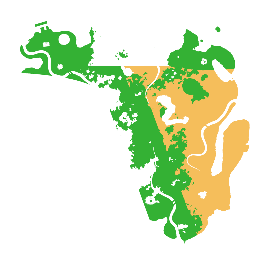 Biome Rust Map: Procedural Map, Size: 4250, Seed: 893527789