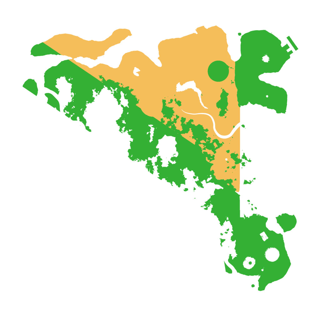 Biome Rust Map: Procedural Map, Size: 4000, Seed: 72843
