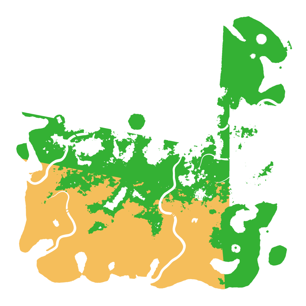 Biome Rust Map: Procedural Map, Size: 5200, Seed: 1204574093