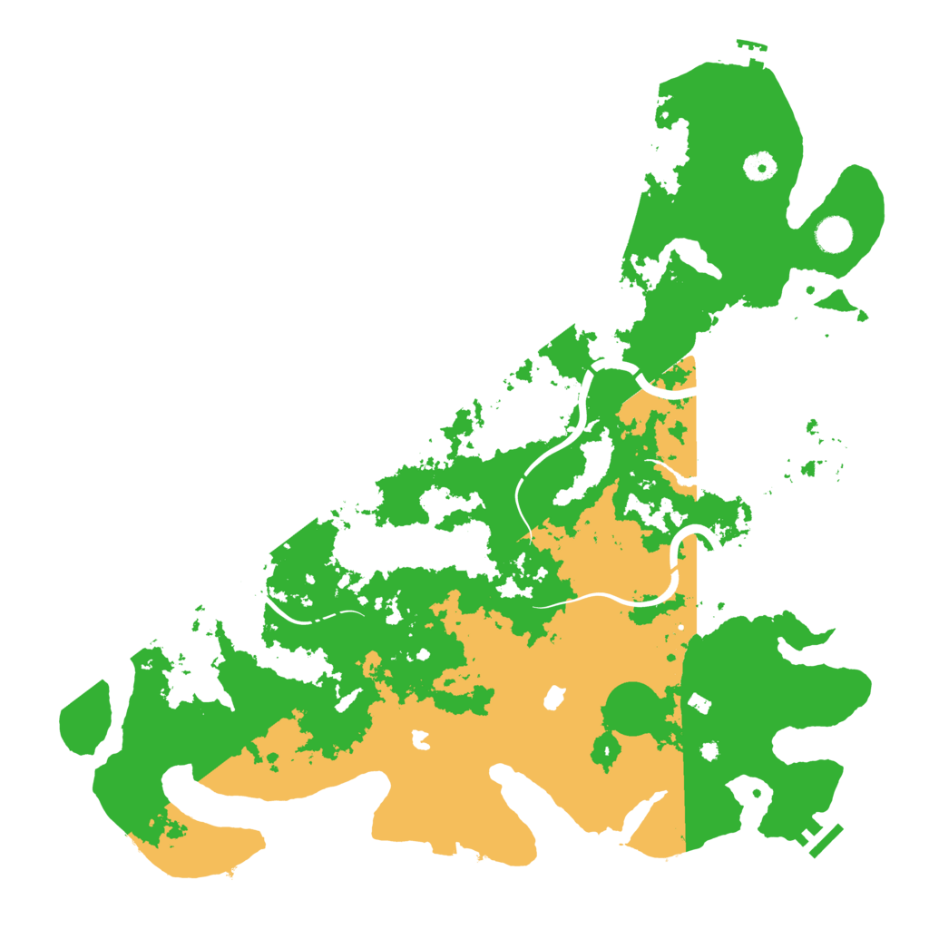 Biome Rust Map: Procedural Map, Size: 4500, Seed: 385361438