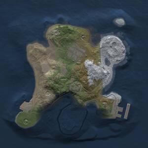 Thumbnail Rust Map: Procedural Map, Size: 1900, Seed: 933416604, 5 Monuments
