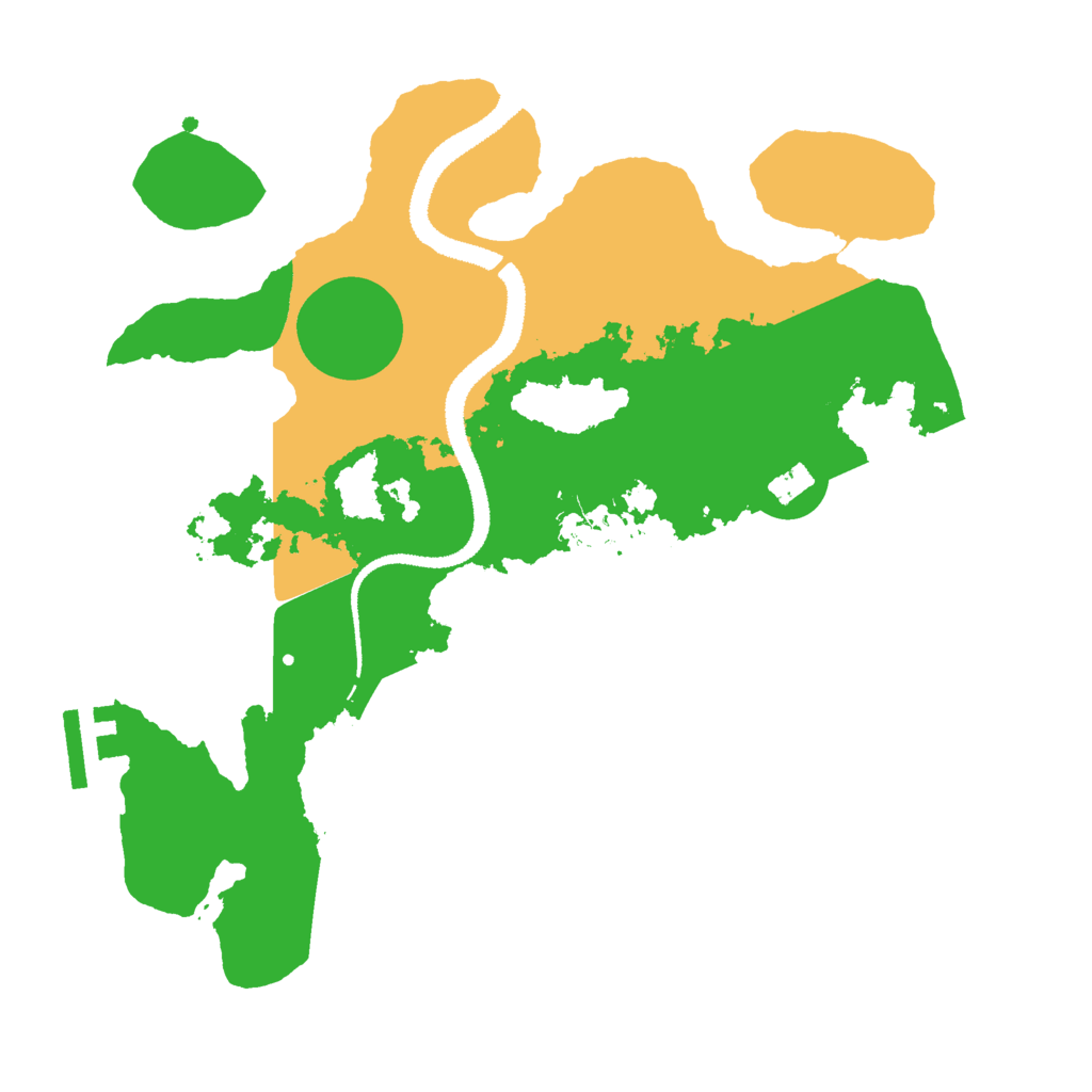 Biome Rust Map: Procedural Map, Size: 2800, Seed: 871159691