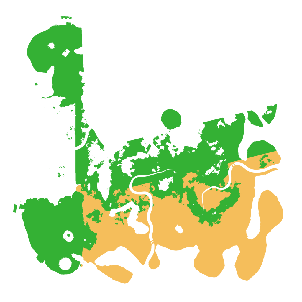 Biome Rust Map: Procedural Map, Size: 4250, Seed: 390059590