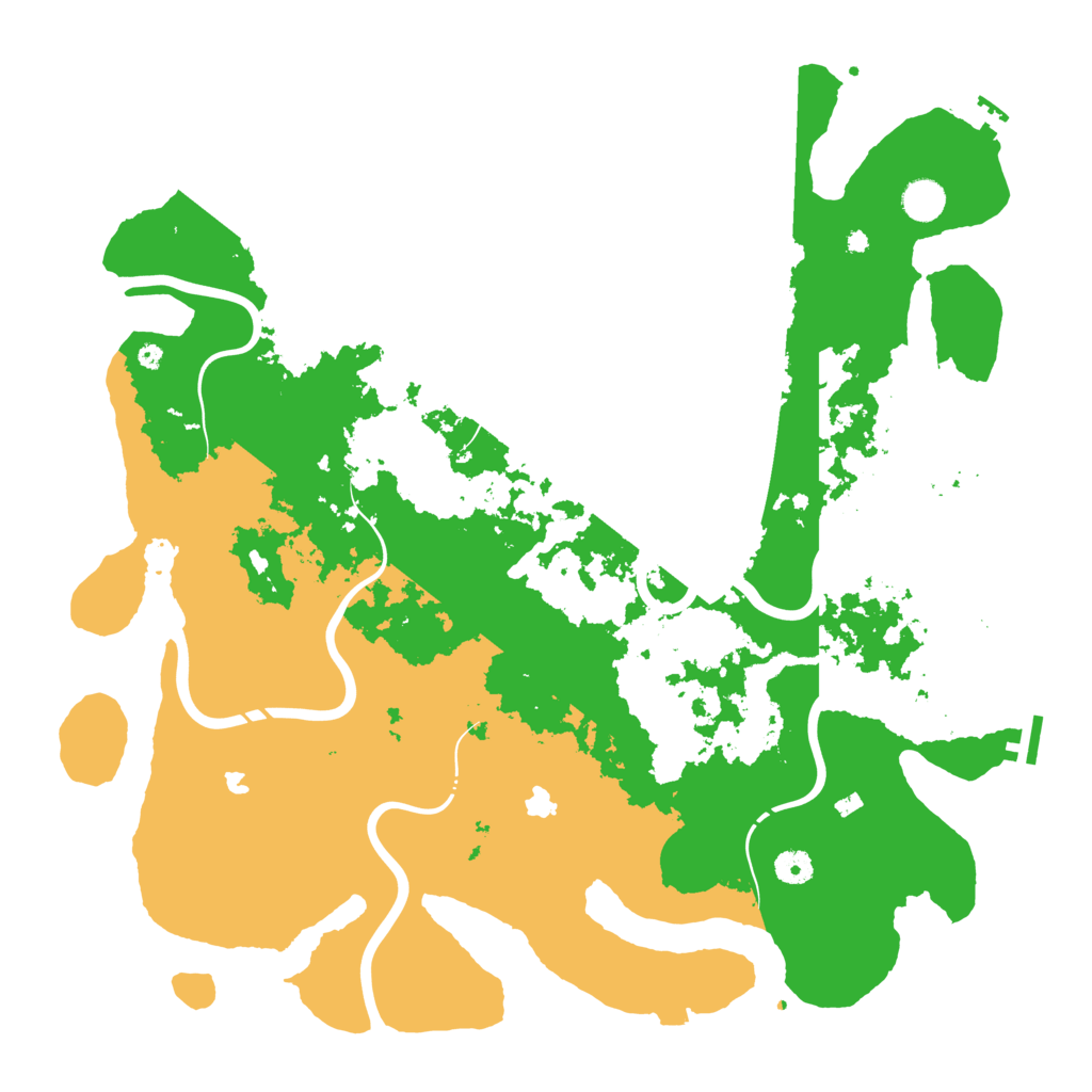 Biome Rust Map: Procedural Map, Size: 4500, Seed: 61433295