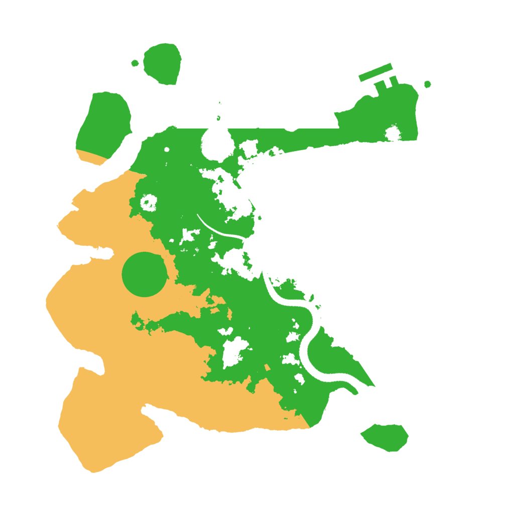 Biome Rust Map: Procedural Map, Size: 3000, Seed: 909177064