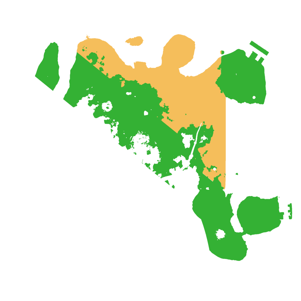 Biome Rust Map: Procedural Map, Size: 2900, Seed: 112233