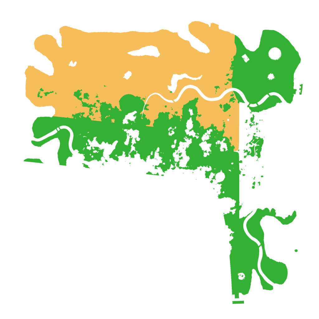 Biome Rust Map: Procedural Map, Size: 4500, Seed: 447722