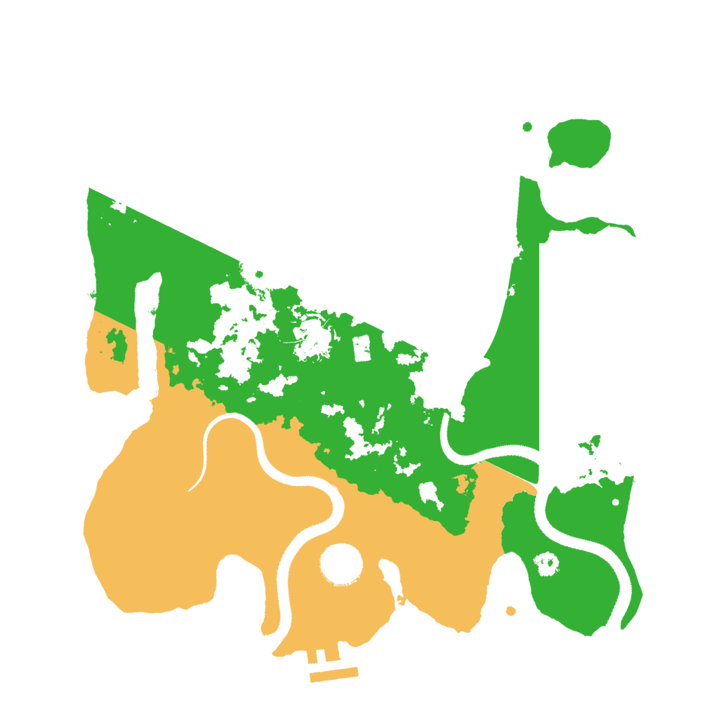 Biome Rust Map: Procedural Map, Size: 3000, Seed: 1578477234