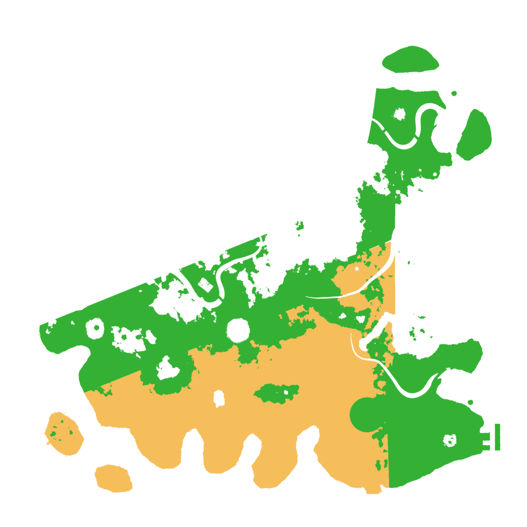 Biome Rust Map: Procedural Map, Size: 4000, Seed: 1847327827