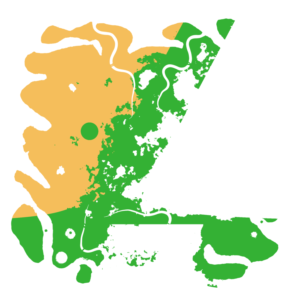 Biome Rust Map: Procedural Map, Size: 4500, Seed: 2124