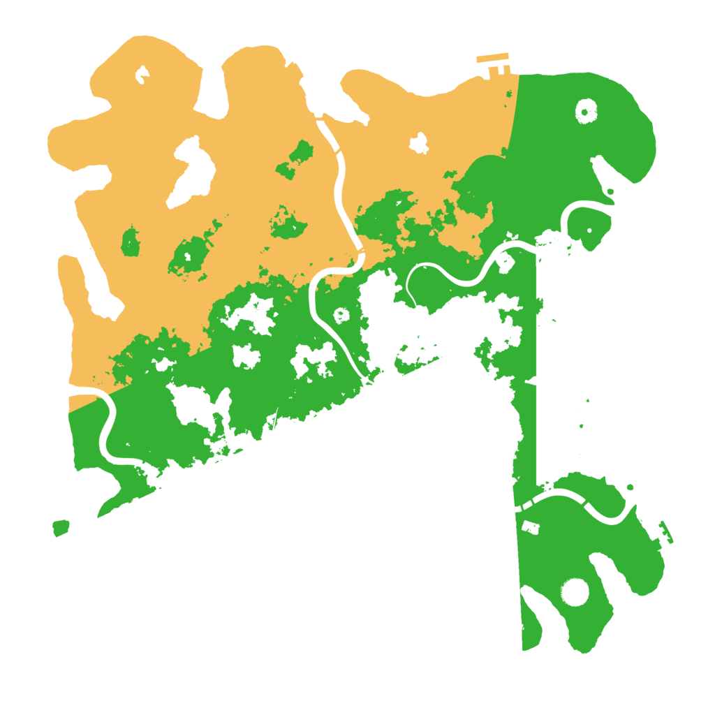 Biome Rust Map: Procedural Map, Size: 4500, Seed: 28779144