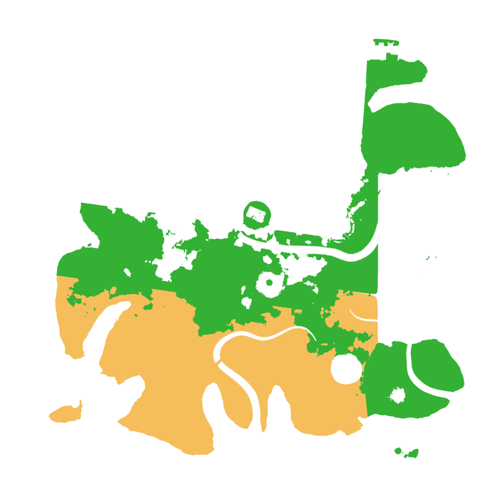 Biome Rust Map: Procedural Map, Size: 3000, Seed: 56335