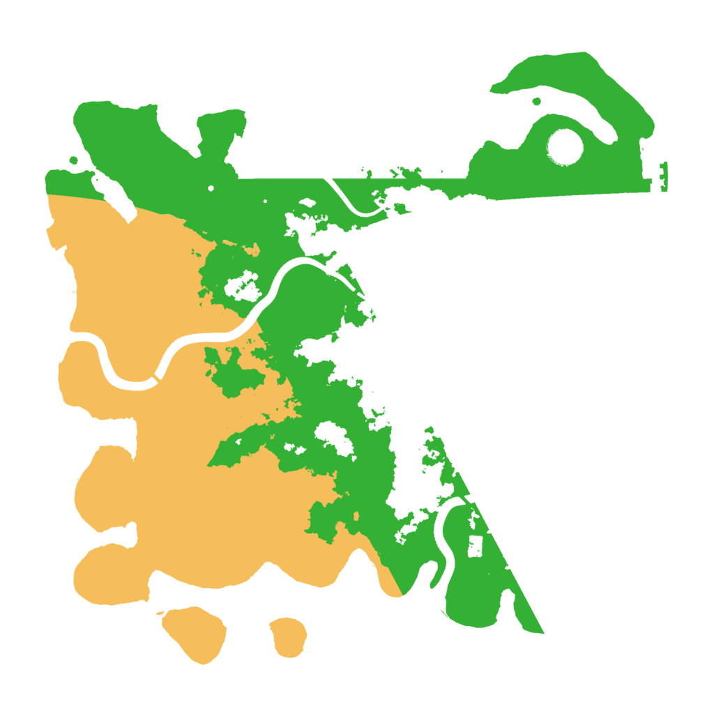 Biome Rust Map: Procedural Map, Size: 3500, Seed: 1314102083