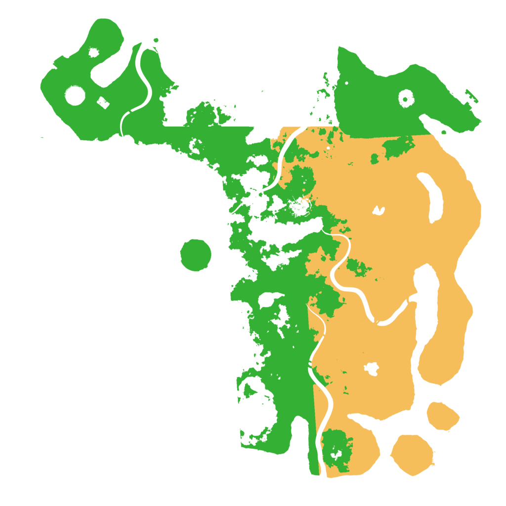 Biome Rust Map: Procedural Map, Size: 4500, Seed: 1601629743