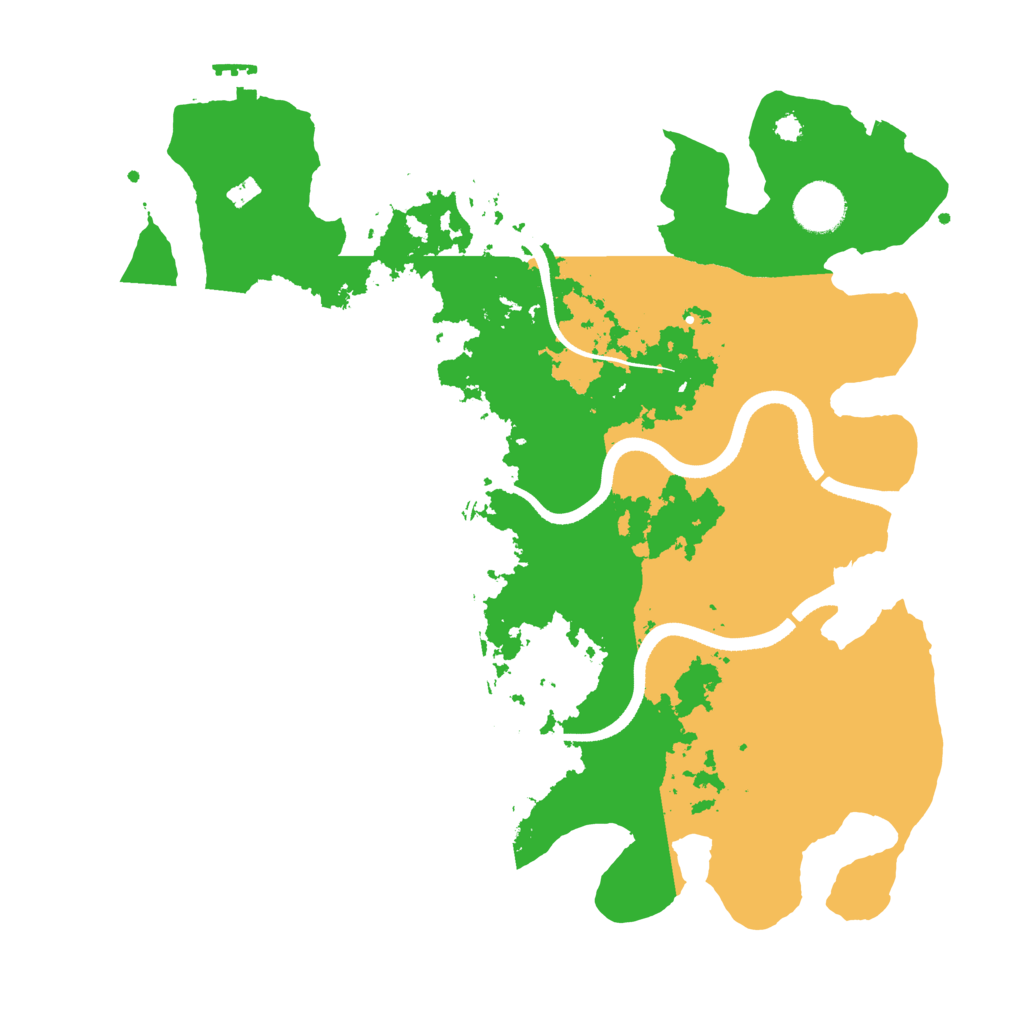 Biome Rust Map: Procedural Map, Size: 3500, Seed: 980091760