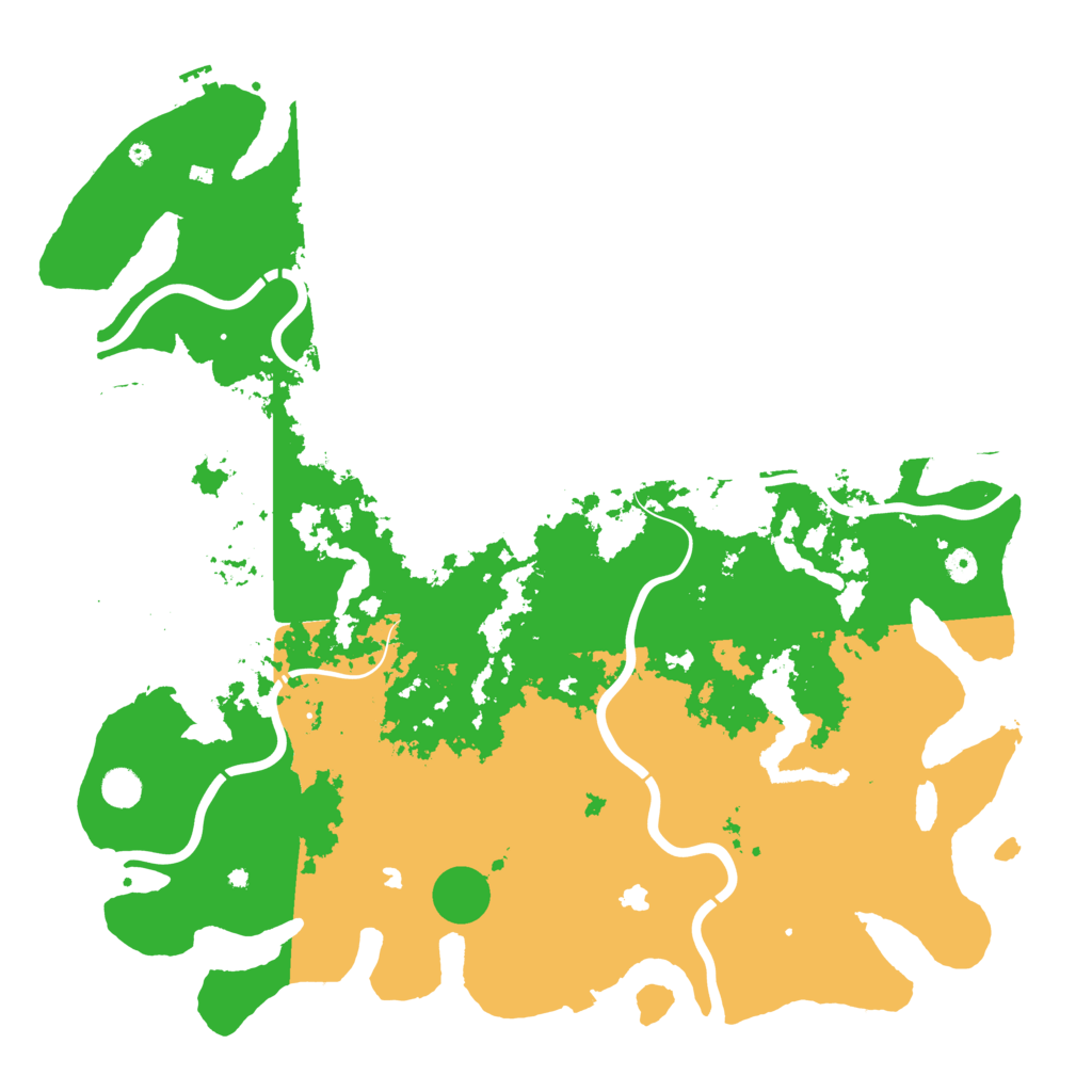 Biome Rust Map: Procedural Map, Size: 5000, Seed: 1221157027