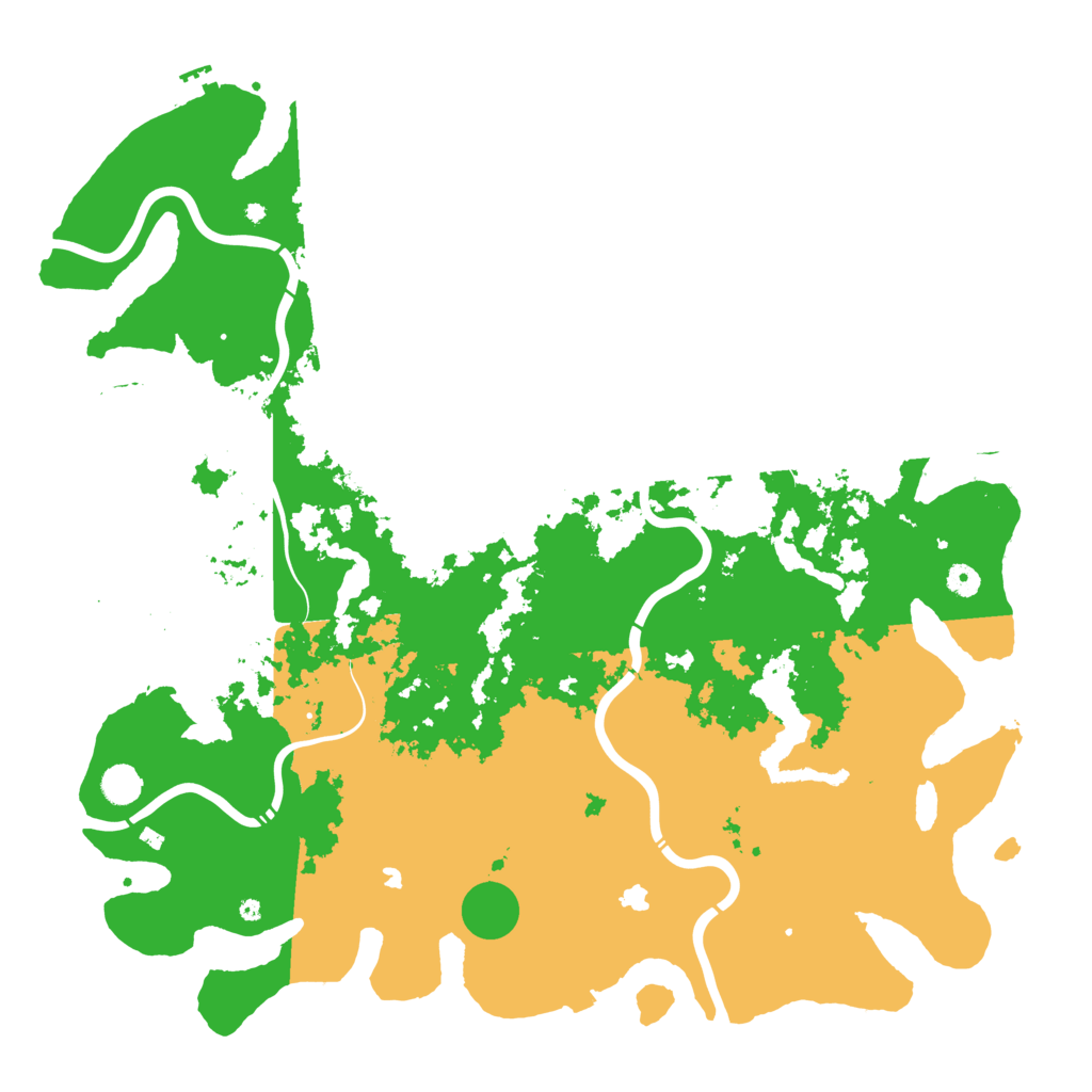 Biome Rust Map: Procedural Map, Size: 5000, Seed: 1221157027