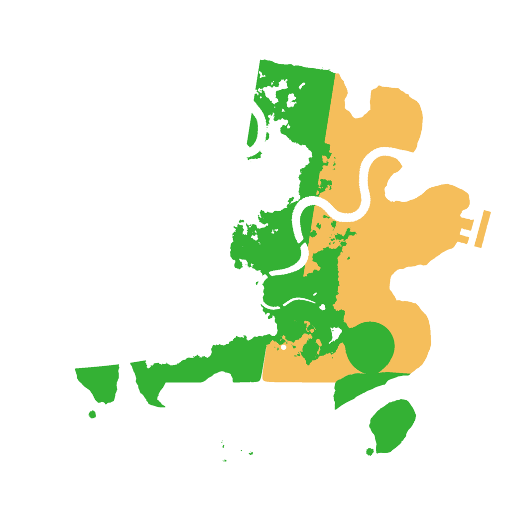 Biome Rust Map: Procedural Map, Size: 2750, Seed: 69694211