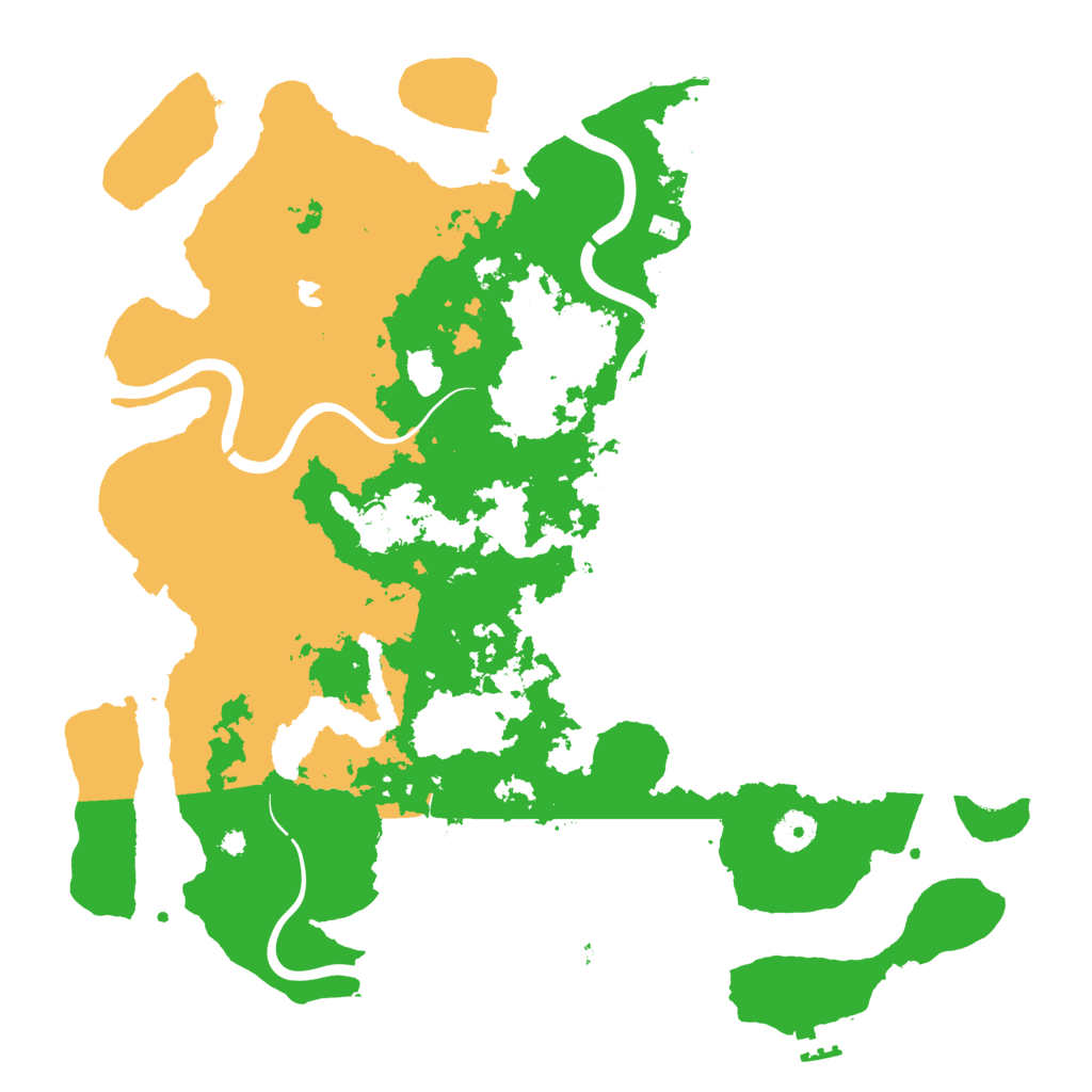 Biome Rust Map: Procedural Map, Size: 4000, Seed: 600117297