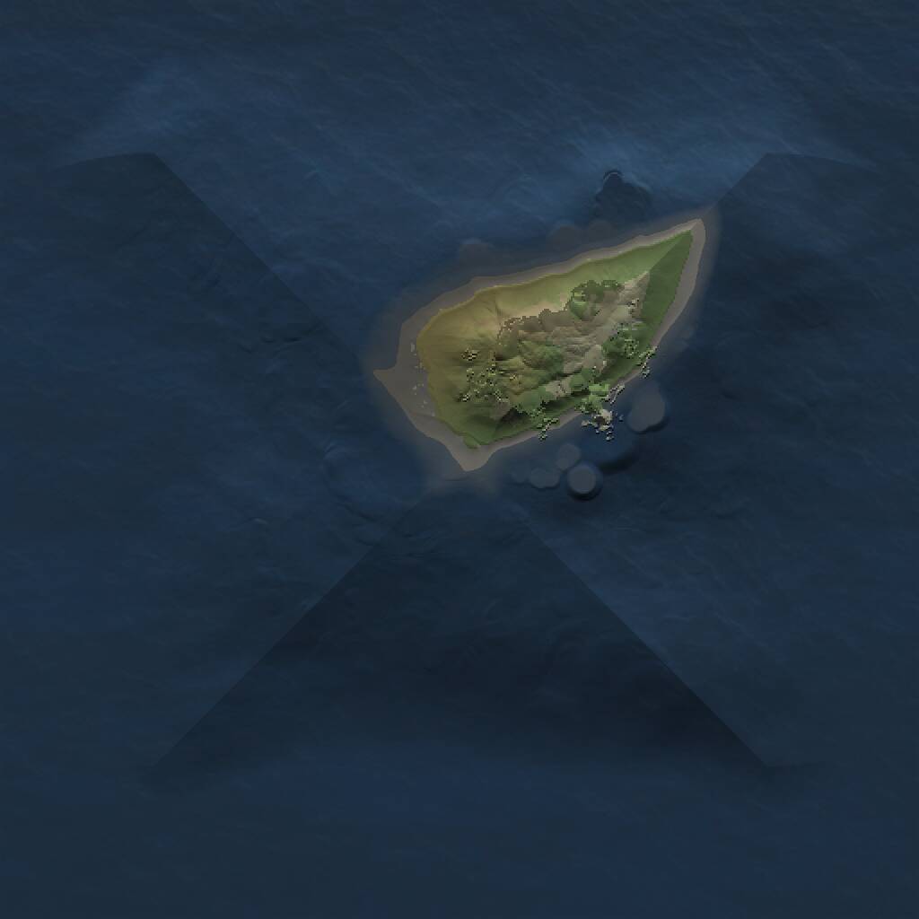 Rust Map: Procedural Map, Size: 1000, Seed: 301053636, 1 Monuments