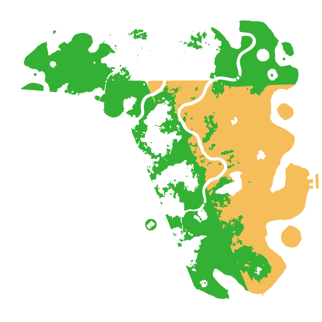 Biome Rust Map: Procedural Map, Size: 4500, Seed: 51231