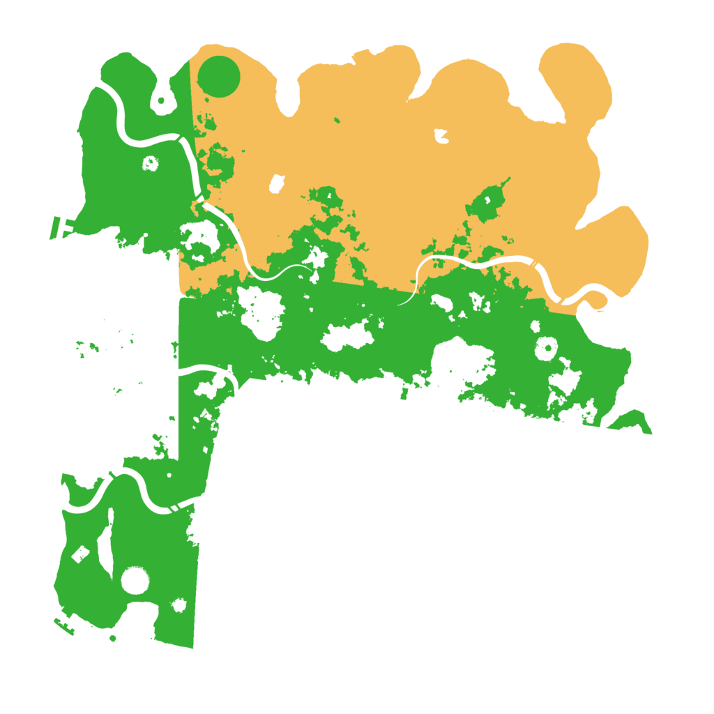 Biome Rust Map: Procedural Map, Size: 4500, Seed: 1172081961