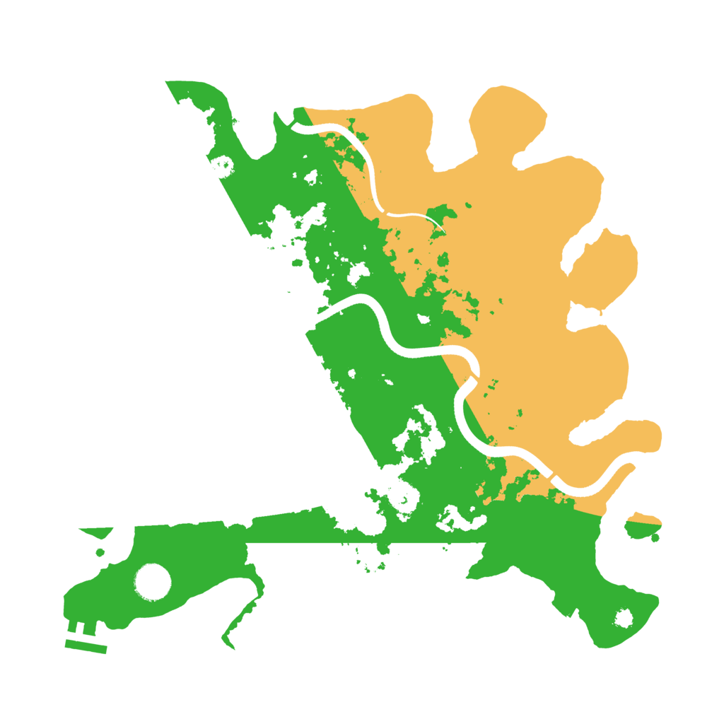 Biome Rust Map: Procedural Map, Size: 3500, Seed: 1356590089