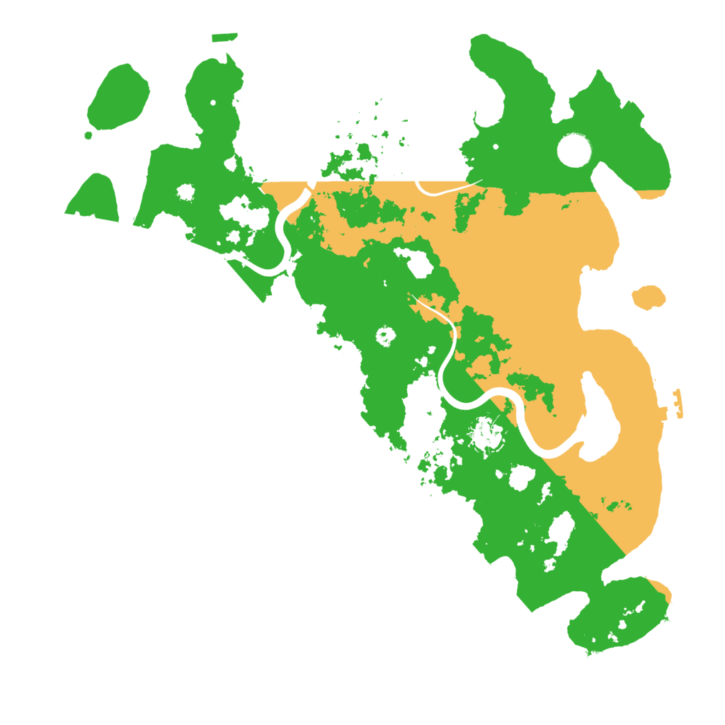 Biome Rust Map: Procedural Map, Size: 3750, Seed: 5126