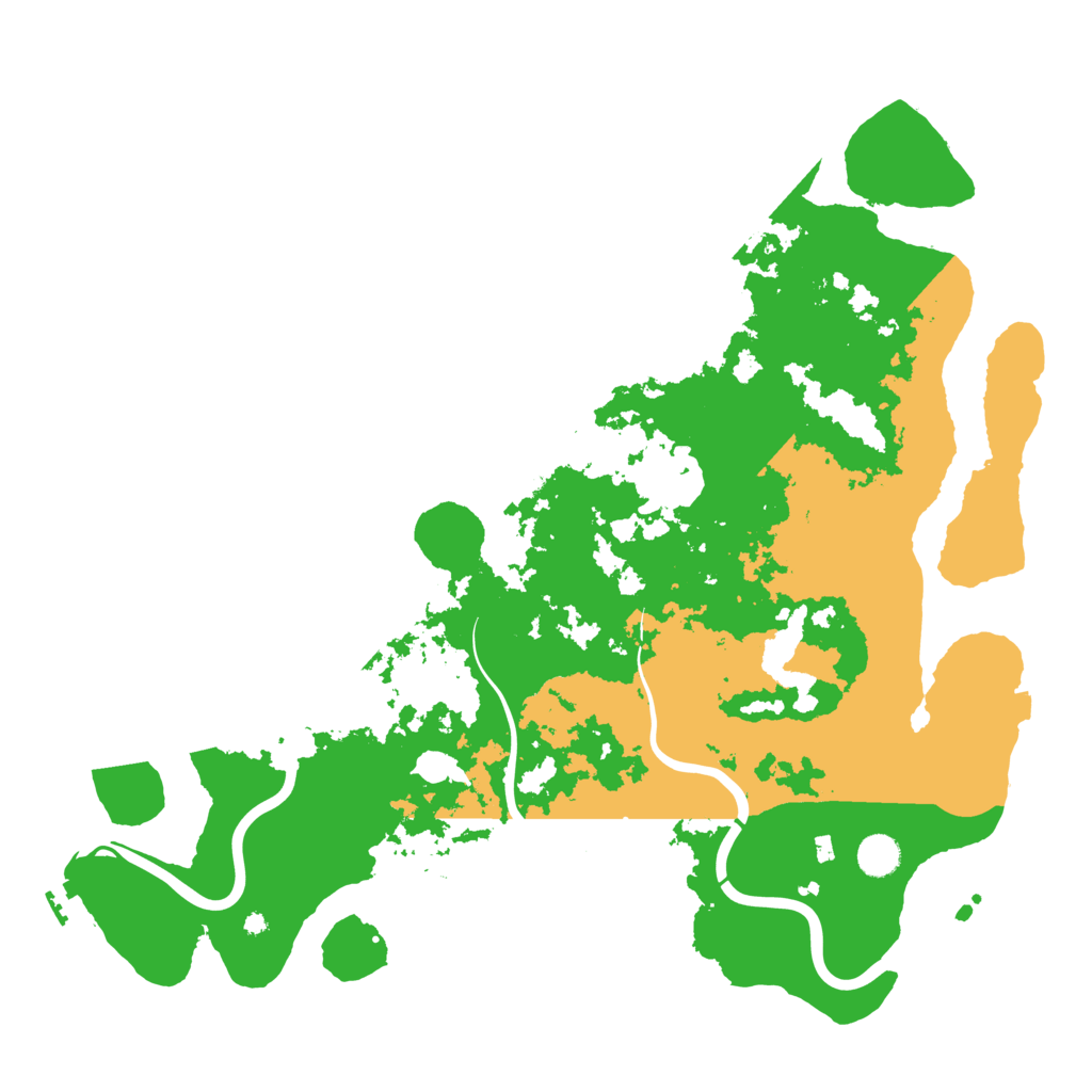 Biome Rust Map: Procedural Map, Size: 4500, Seed: 1975562026