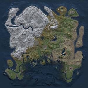 Thumbnail Rust Map: Procedural Map, Size: 4500, Seed: 1975562026, 16 Monuments