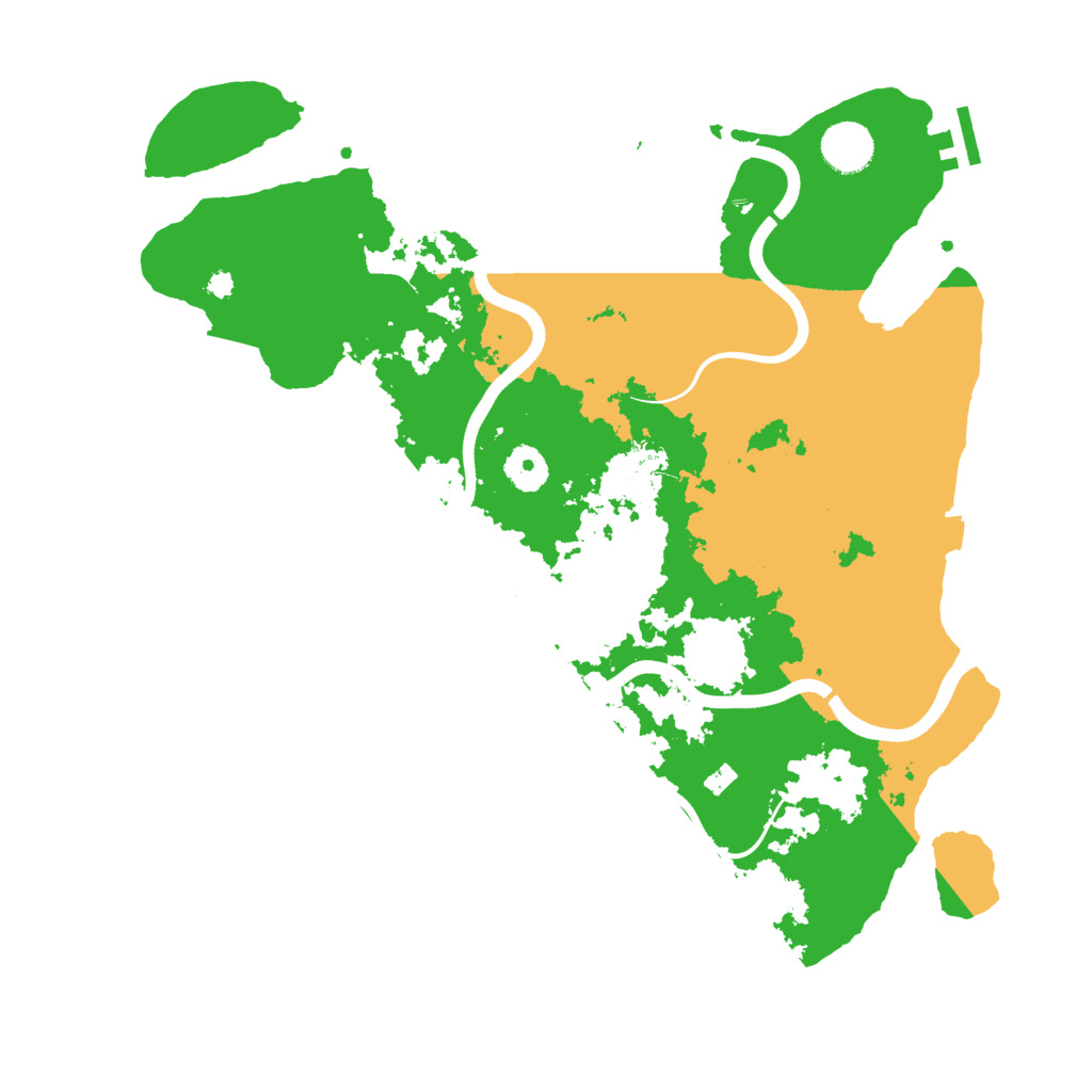 Biome Rust Map: Procedural Map, Size: 3750, Seed: 5830