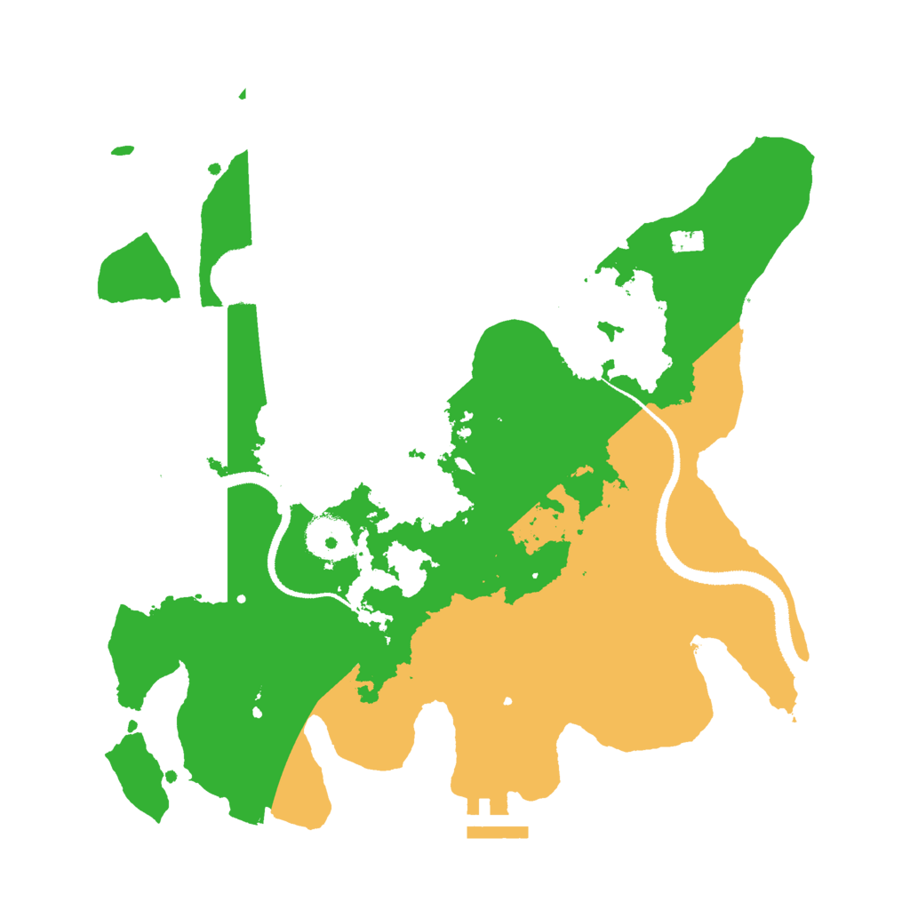 Biome Rust Map: Procedural Map, Size: 3000, Seed: 1308109746